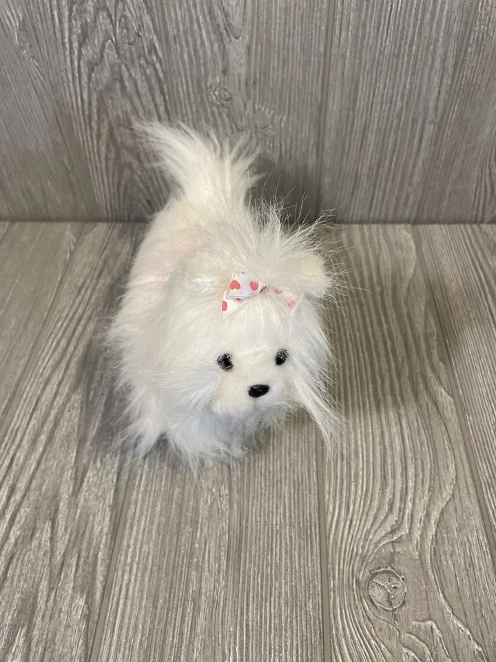 GANZ Webkinz Yorkie White & Pink Plush Dog - No Code - Image 2 of 4