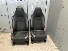 2016-2017 Jaguar F Type Front Seat Set Left And Right Coupe Black Leather OEM