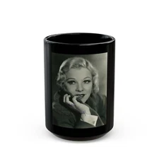 Glenda Farrell #33 (Vintage Female Icon) Black Coffee Mug
