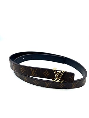 Louis Vuitton ベルト Auth LOUIS VUITTON Suntulle LV Iconic 20MM Reversible M0431