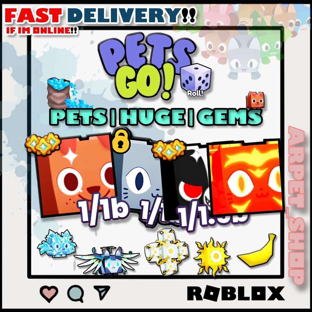 PETS GO - ROBLOX - PETS | HUGE | GEMS | ROBLOX PETS GO/PETS RNG