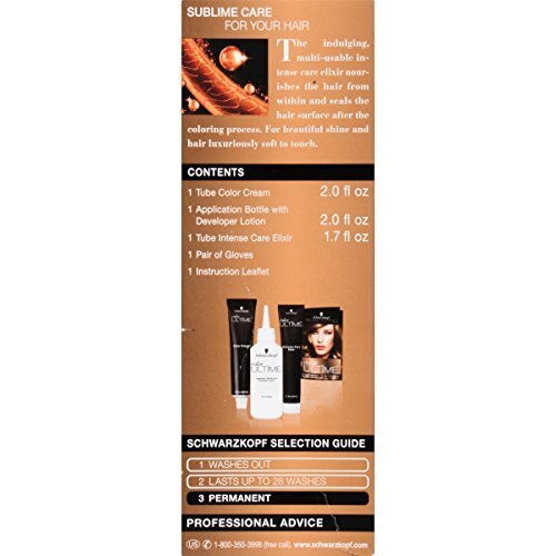 Schwarzkopf Color Ultime Velvet Brown Hair Dye Permanent Color with Shine