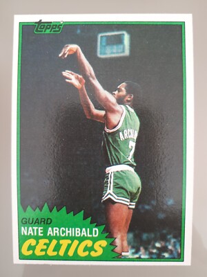 1981-82 Topps Basketball Nate Archibald #3 Boston Celtics Mint Lesen!