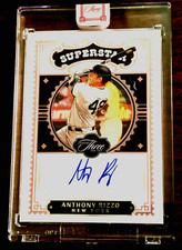 2022 Three and Two Anthony Rizzo Superstar Signatures Autograph /49 NY Yankees