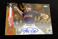 2020 TOPPS CHROME AARON CIVALE AUTO 45/50 GOLD SHIMMER REFRACTOR RC GUARDIANS