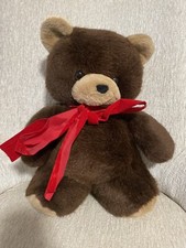 R Dakin  Co Brown Plush Teddy Bear Vintage 1984 14   Stuffed Animal