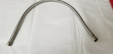 25" Faucet water Connector, Braided SS, 3/8 Comp. X 3/8" Fip ,new without tag.