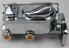 Mopar 1 1/16  bore  master cylinder A B E body Cuda Charger chrome 4 bolt  
