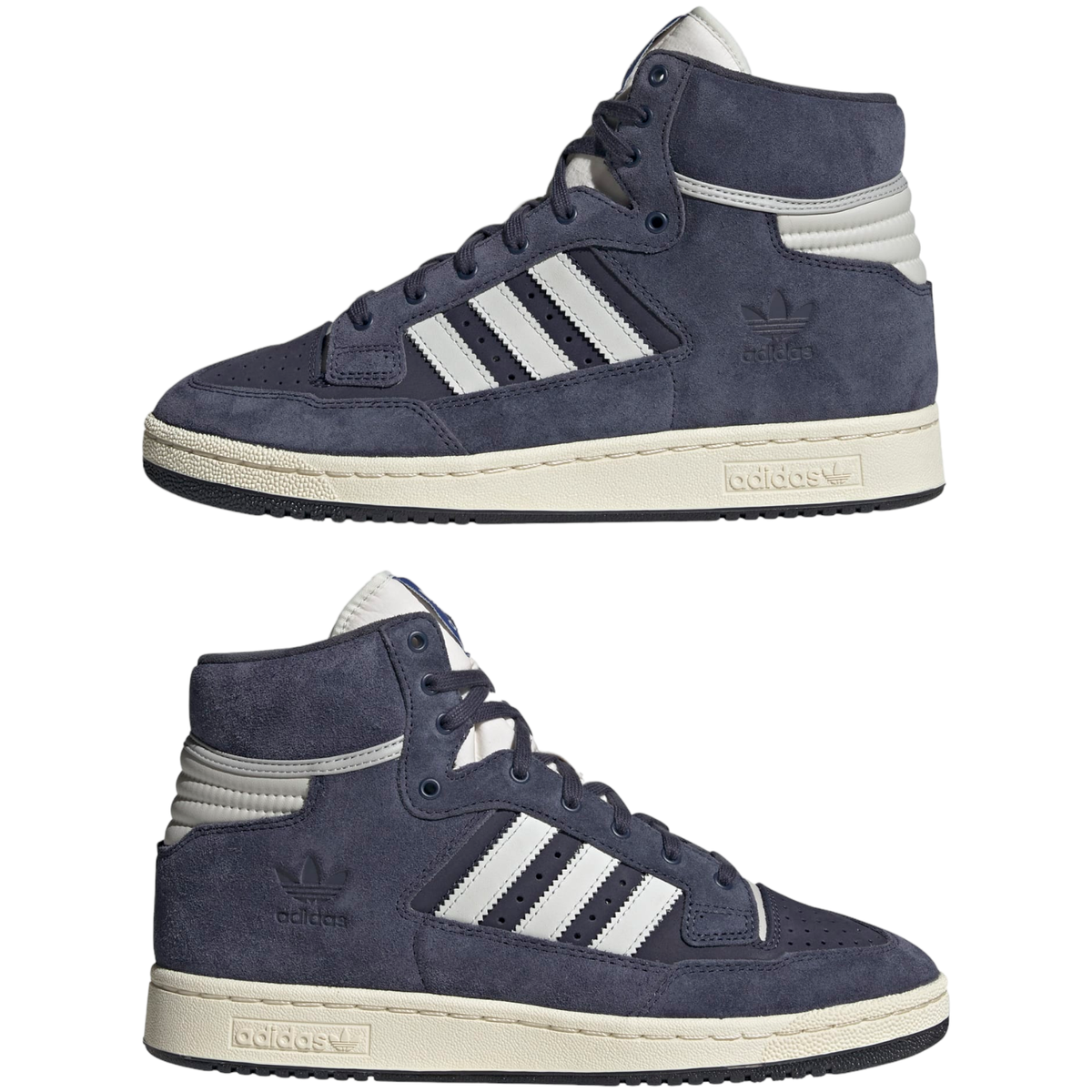 Men's Adidas Originals Navy Suede Centennial 85 Hi Sneakers 12