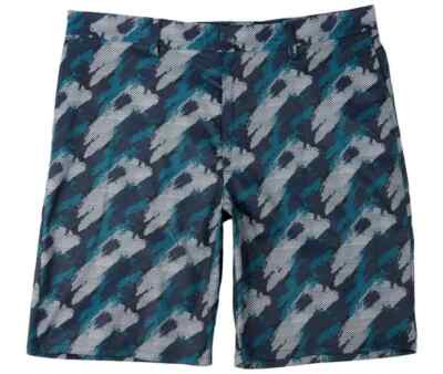 Haggar Mens Active Series Cruise Hybrid Print Shorts Size 32