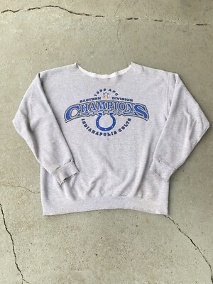 Vintage 1999 Indianapolis Colts AFC Champions Crew Neck Sweatshirt 