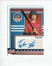 2023 Panini USA Baseball Stars & Stripes - Tyler Inge - NTDP-11 - Signature