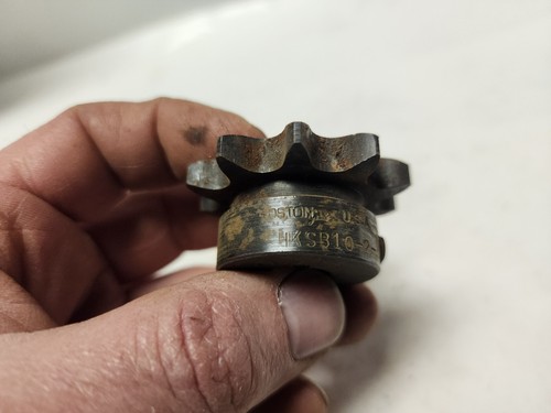 Boston Gear HKSB10-2 Pignone con Alesaggio 1/2" #40 Catena 10 Denti - Foto 3 di 5