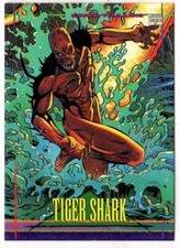 TIGER SHARK/1993 Skybox Marvel Trading Card(Super Villains)