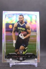 George Atkinson III #148 2014 Topps Chrome Refractor Oakland RaidersRC Rookie