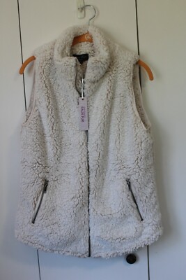 Fashion Love Tree Faux Fur Jacket Love Tree S Collarless Jewel