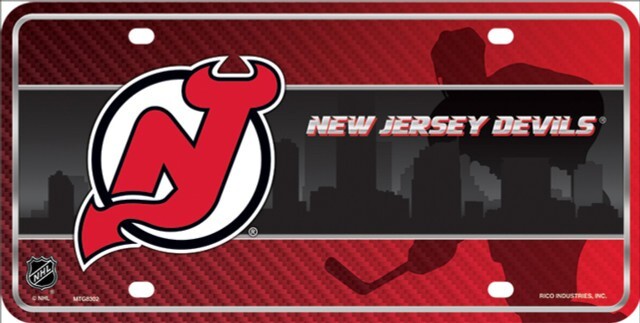 New Jersey Devils NHL Hockey Team Officially Licensed Metal License Plate Frame