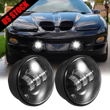 4.5" LED Spot Passing Fog Lights Lamp For Pontiac Firebird Trans Am 1993-2002