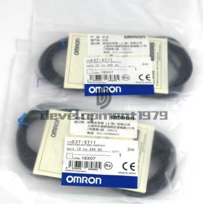 One New Omron E3TST11 Photoelectric Switch Sensor E3T-ST11 12-24VDC