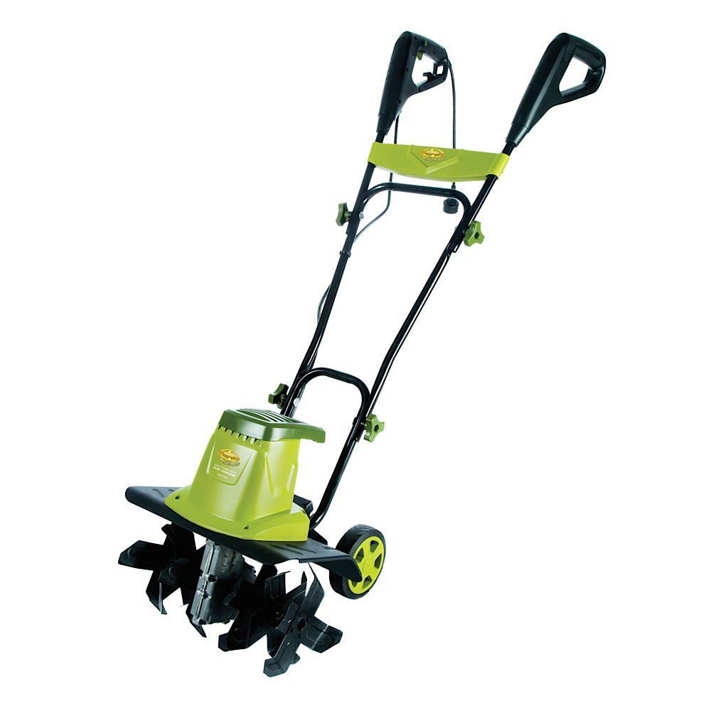 Sun Joe 16 in. 13.5 Amp Electric Tiller/Cultivator with 5.5 in. Wheels (Factory Refurbished) Sun Joe 16 in. 13.5 Amp Electric Tiller/Cultivator with 5.5 in. Wheels (Factory Refurbished)
