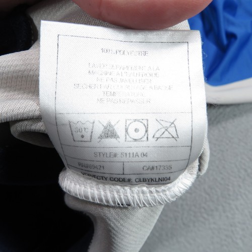 VTG Dallas Mavericks Jacket Mens XXL Full Zip Shoot Around Warm Up Snap Nowitzki - Picture 12 of 16