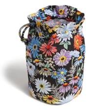 Bolso organizador de viaje Vera Bradley de algodón con cordón seco húmedo para gimnasio