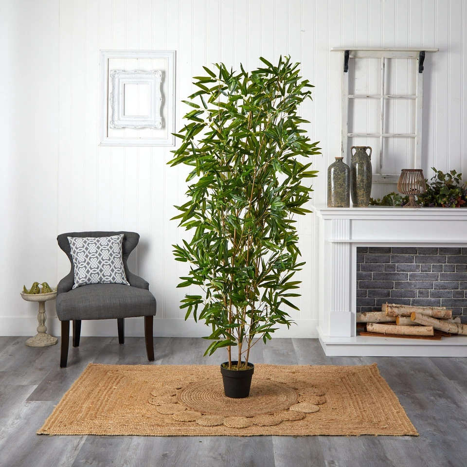 6’ Bamboo Artificial Tree (Real Touch) UV (Indoor/Outdoor). Retail $199 - Image 2 of 4