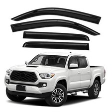 Window Rain Guards Compatible with Toyota Tacoma 2016-2023 Double Cab, 4PCS
