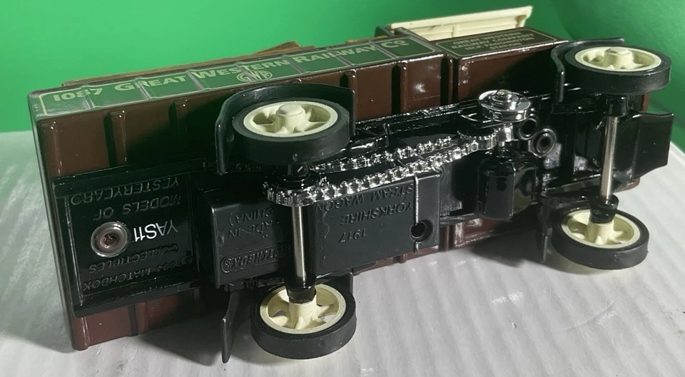 Matchbox Collectibles 1917 Yorkshire Steam Wagon - Great Western Railway NIB - Image 4 of 4