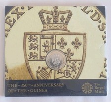 350th Anniversary of the Guinea 2013 £2 Two Pound BUNC Coin Pack Royal Mint...