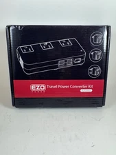 EZO Travel power converter kit. converts overseas input from 90-265V to 110-120v
