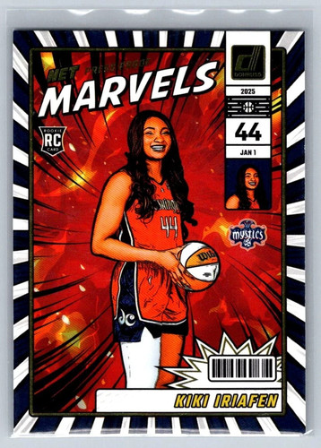 2025 Donruss WNBA #16 Kiki Iriafen Net Marvels Press Proof Basketball NM