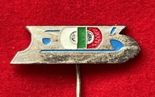 Bulgarian Ice Skating Federation, Silver Tone, Old Lapel Pin, Rare to Find.