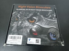 Gthunder Black GlassOwl 4K IR Digital Night Vision Goggles Binoculars