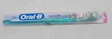 Vintage 1998 Oral B Advantage Toothbrush Blue Green Straight Soft 60 Full NOS