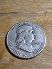 1952-D Franklin Half Dollar 90% Silver Circulated Coin 10