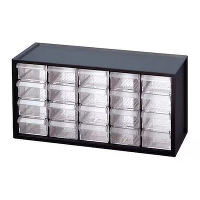 Westward 31Tt93 Polystyrene, Compartment Cabinet, 6 In D X 7 1/4 In H X 14 3/4