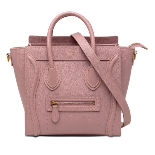 CELINE Luggage nano shopper Handbag Shoulder Bag 2WAY Women 【Used】