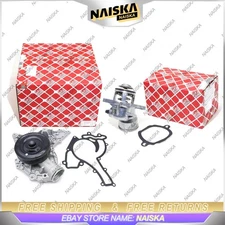 Febi Engine Water Pump & FEBI Thermostat Kit For Mercedes Benz W204 W211 M272