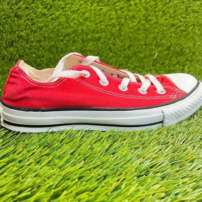 Converse Chuck Taylor All Star OX Womens Size 5.5 Red Athletic Shoes Sneakers