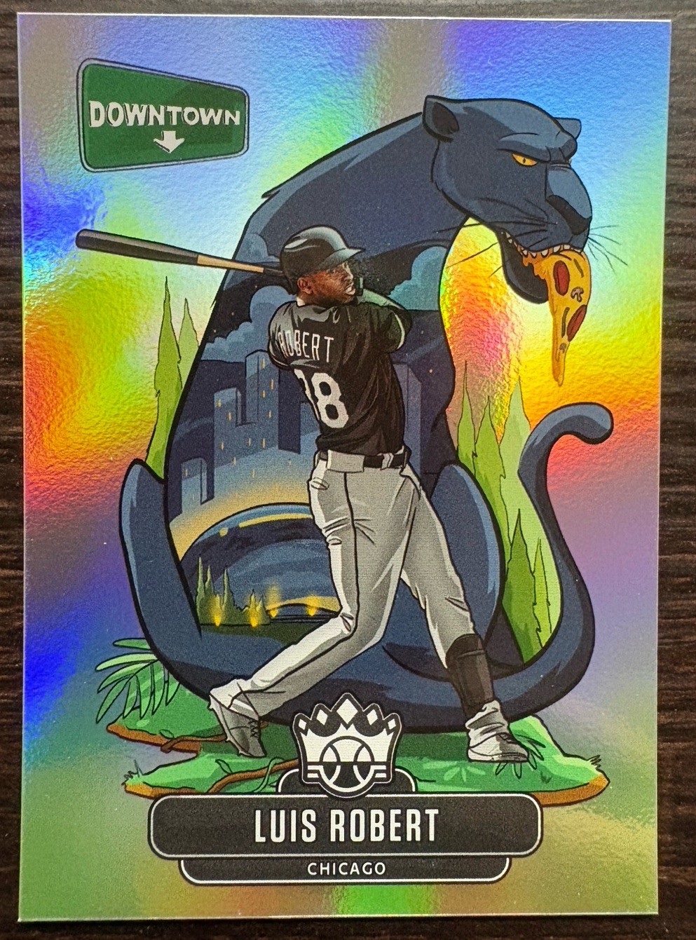 2020 Diamond Kings Luis Robert Downtown SSP Case Hit Rookie Card White Sox Mets