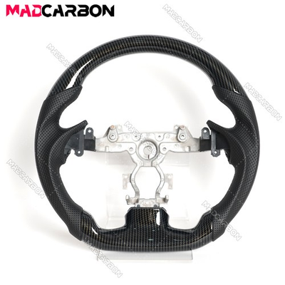 #ad #ad Hydro Dip Carbon Fiber Steering Wheel Fit 08 15 Infiniti G37 Sedan Black Stitch $236.55