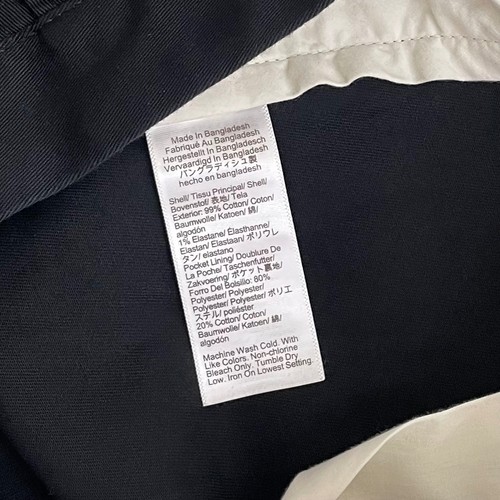 NWT!! Men’s J. CREW Factory Slim Fit Chino Pants Solid Black Preppy 32 x 30 - Picture 13 of 14