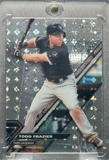 TODD FRAZIER SPARKLE CLEAR REFRACTOR FOIL SPORTS CARD SSP /299 WHITE SOX