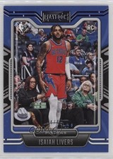 2021-22 Panini Chronicles Playbook Purple 44/49 Isaiah Livers #294 09wc