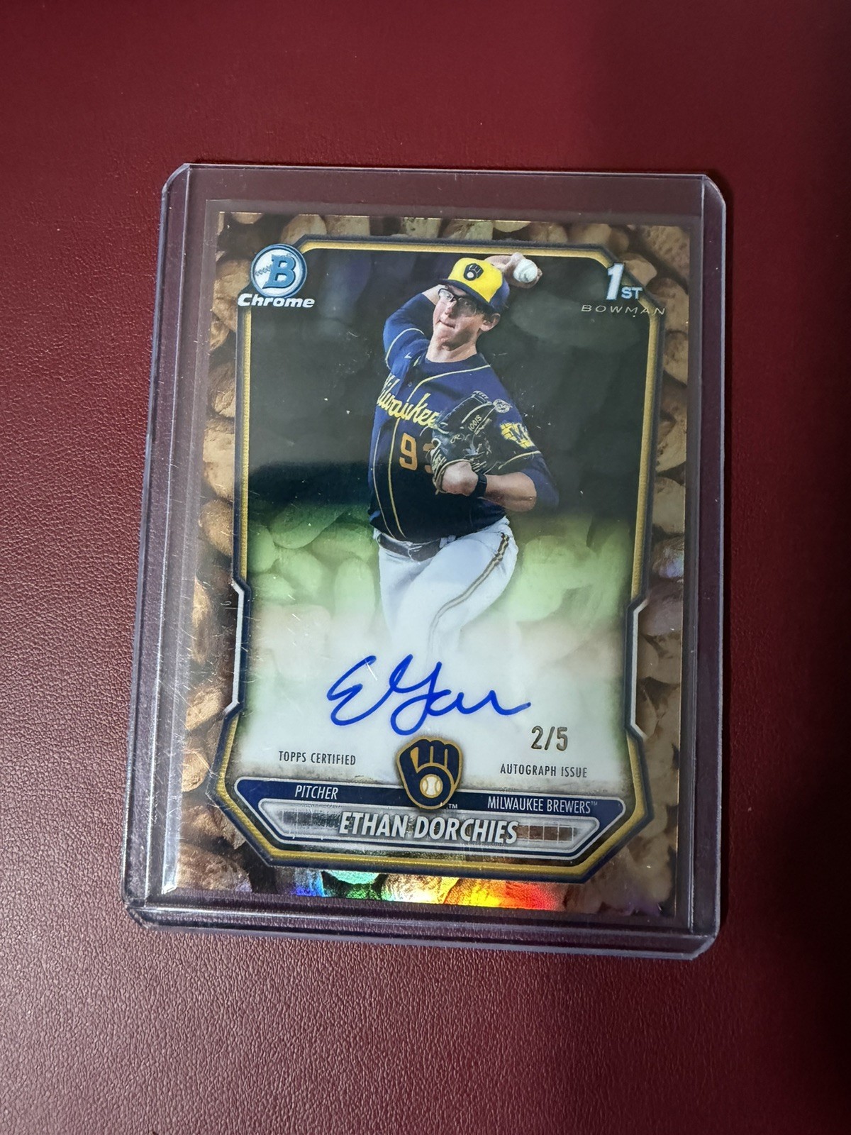 2026 Bowman Chrome - Ethan Dorchies Cpa-Edo 1St Snack Pack Peanuts Auto 2/5