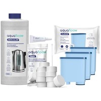 Pflegeset FüR Philips Saeco 3X Wasserfilter Entkalker Tabletten Fett BüRste