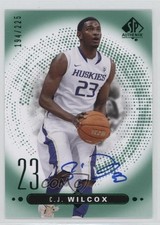 2014 SP Authentic Rookie Extended Series Emerald Foil 194/225 CJ Wilcox Auto 0o9