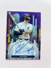 2025 Topps Finest Autographs Colt Keith Purple Refractor /125