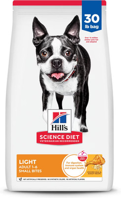 Hill's Science Diet Adult Light Small Bites Chicken Meal & Barley Dry Dog Food